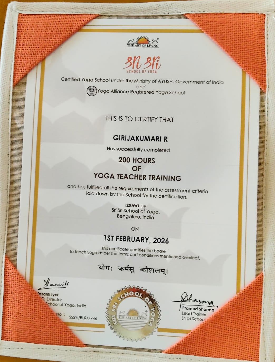 Report 3. Yoga Ttc
